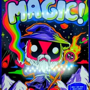 Funko Pop Marvel Deadpool T-Shirt (Blacklight)  Size Large - Target Exclusive